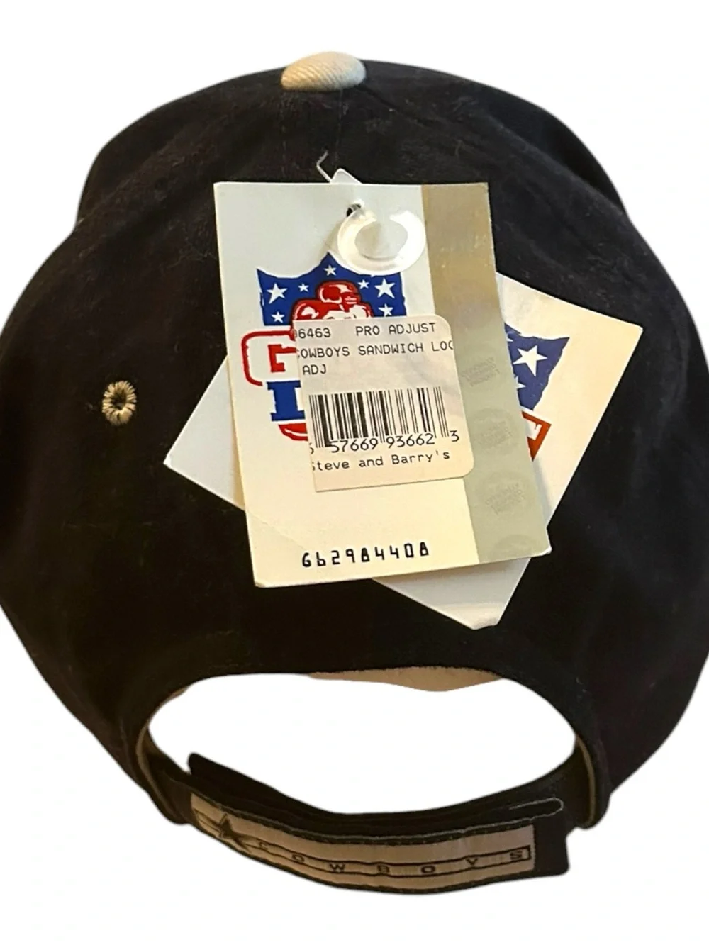NWT Dallas Cowboys Adjustable Strap NFL Baseball Hat Cap Navy Embroidered Star